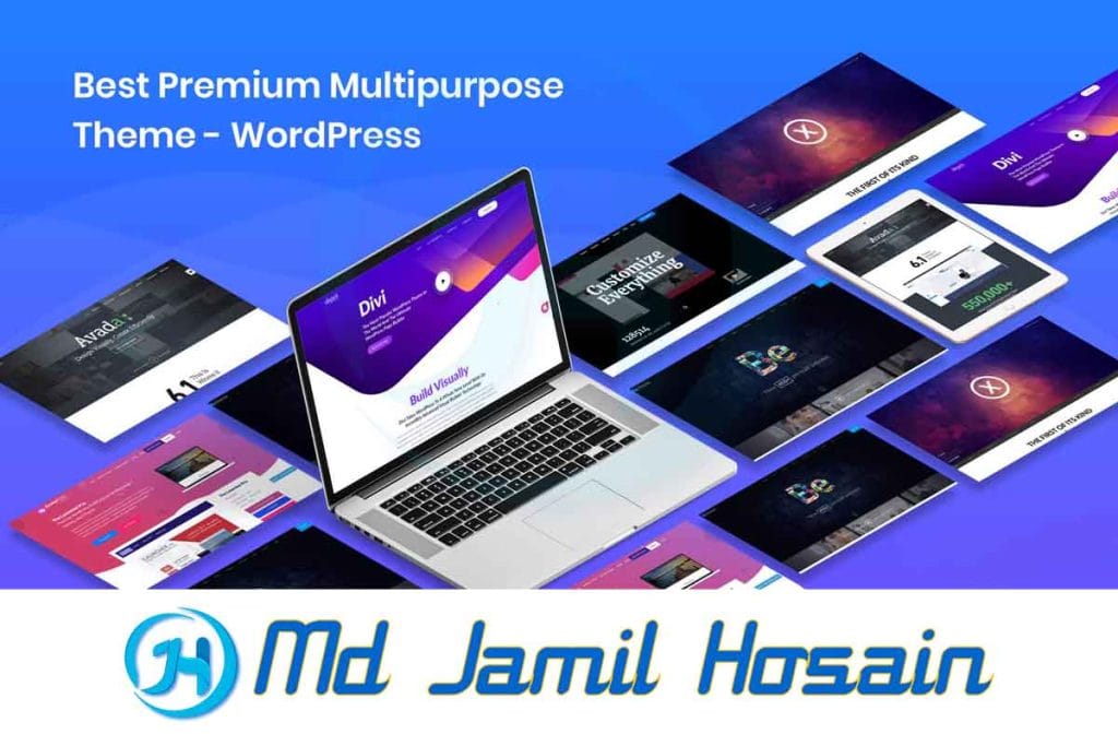 A visual showcase of the best premium and free multipurpose WordPress themes designed for business, portfolio, blog, and eCommerce websites.