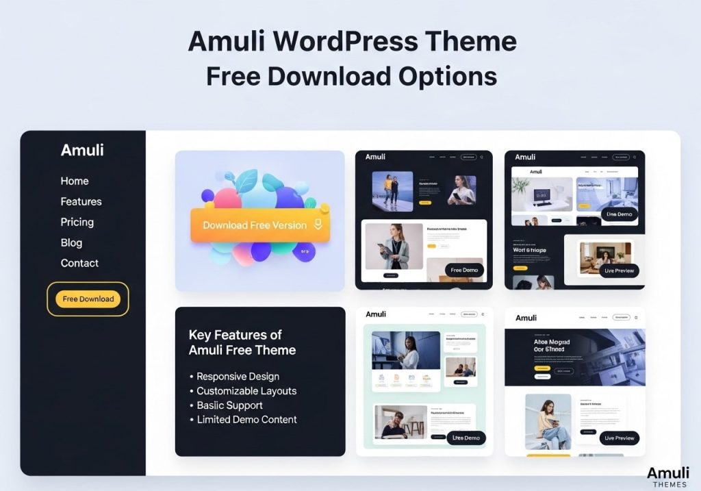 Amuli WordPress Theme Free Download Options