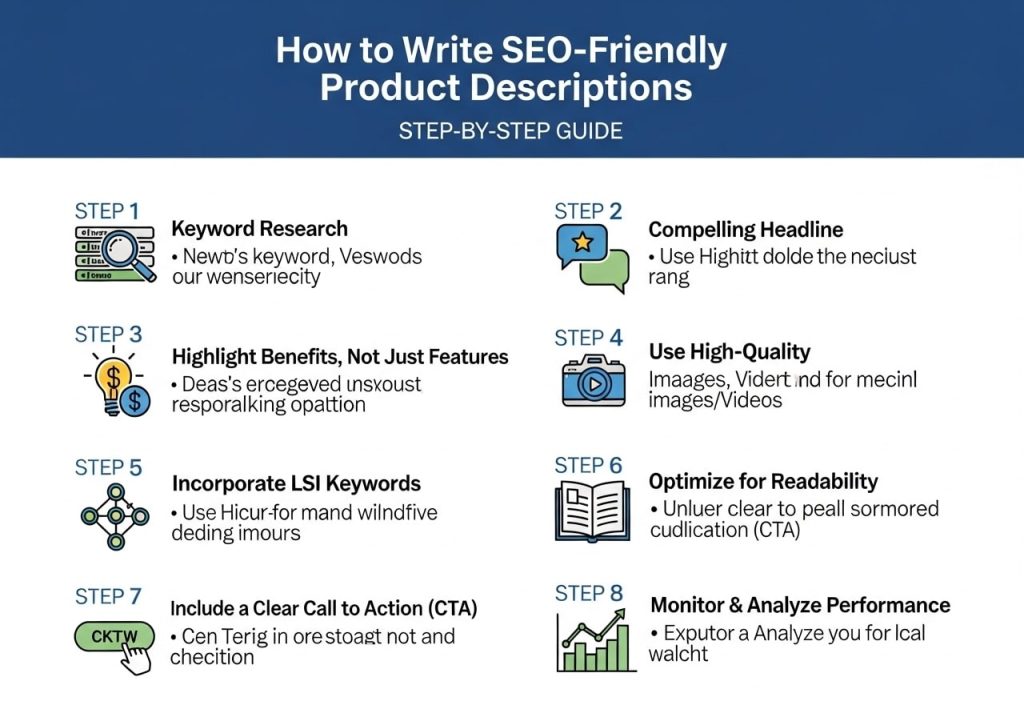 How to Write SEO-Friendly Product Descriptions Step-by-Step Guide