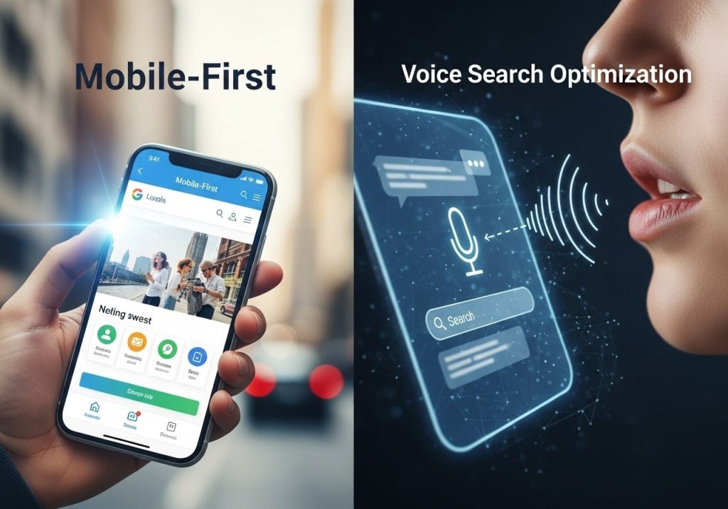 Mobile-First and Voice Search Optimization