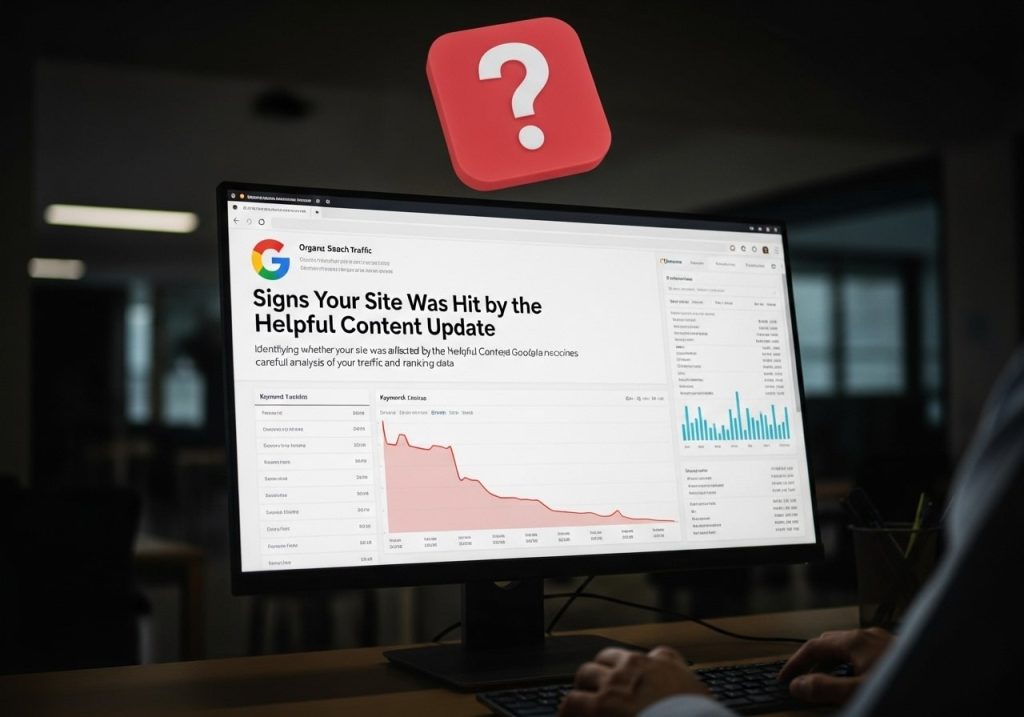 Signs Your Site Was Hit by the Helpful Content Update