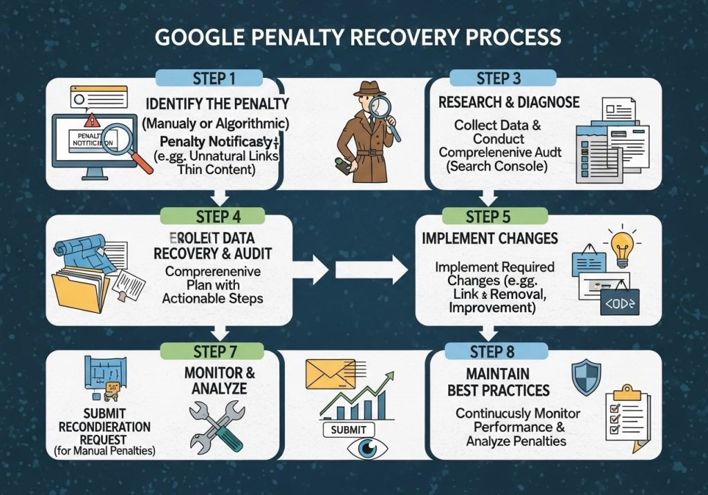 Step-by-Step Google Penalty Recovery Process
