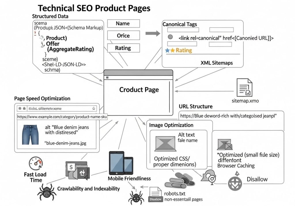 Technical SEO for E-Commerce Product Pages