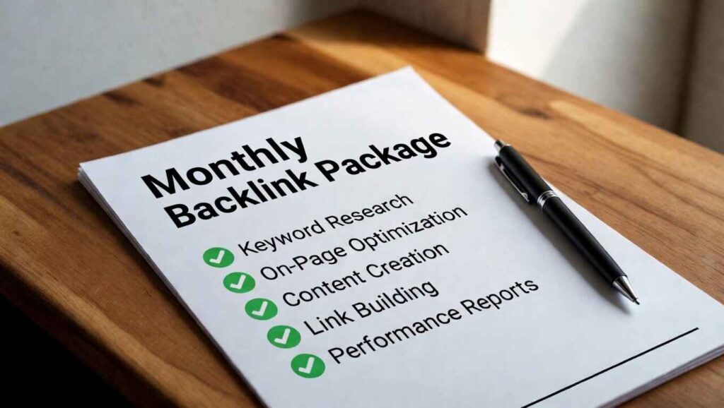 Monthly Backlink Plan For Growing Website Authority
